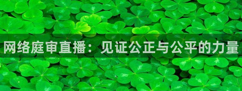 球友会体育：网络庭审直播：见证公正与公平的力量